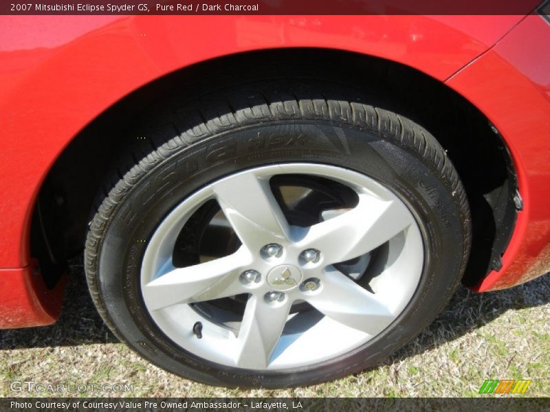 Pure Red / Dark Charcoal 2007 Mitsubishi Eclipse Spyder GS