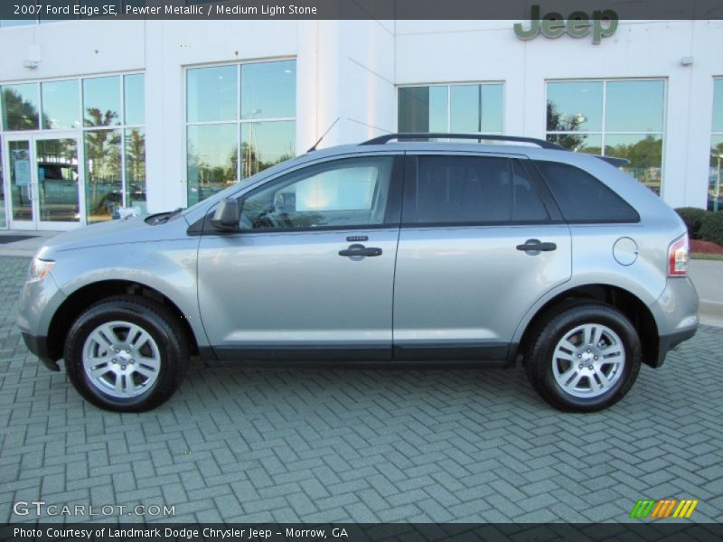 Pewter Metallic / Medium Light Stone 2007 Ford Edge SE