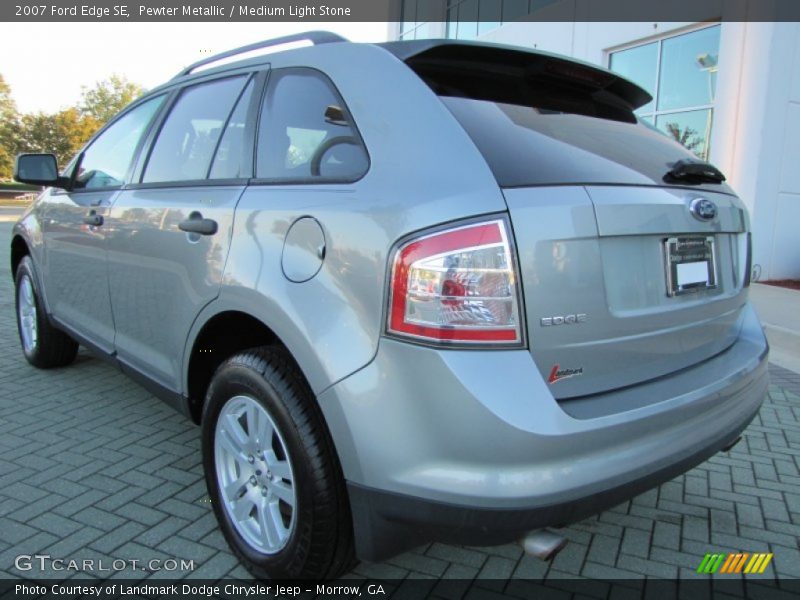 Pewter Metallic / Medium Light Stone 2007 Ford Edge SE