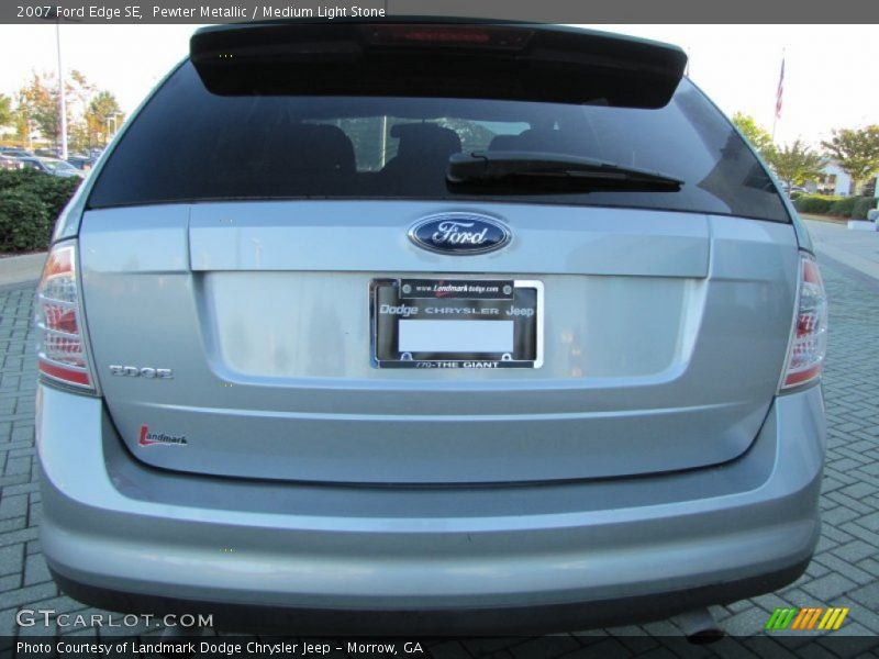 Pewter Metallic / Medium Light Stone 2007 Ford Edge SE