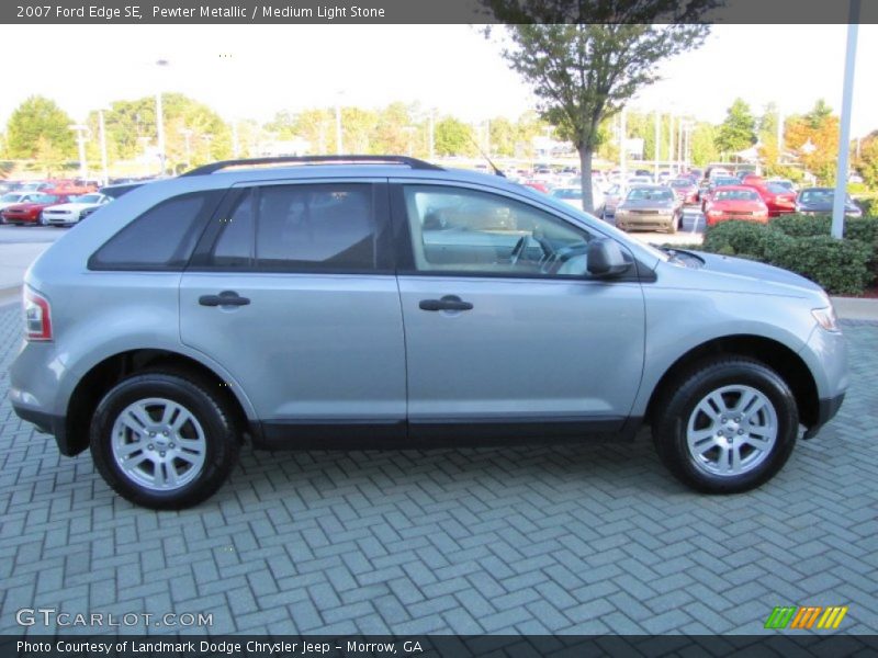 Pewter Metallic / Medium Light Stone 2007 Ford Edge SE