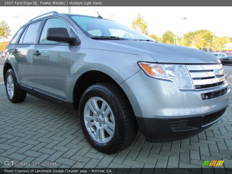Pewter Metallic / Medium Light Stone 2007 Ford Edge SE