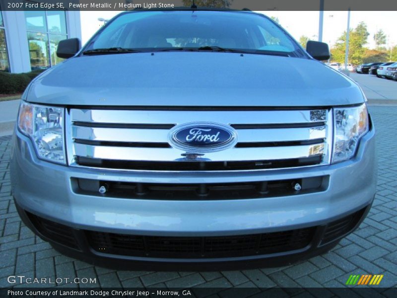Pewter Metallic / Medium Light Stone 2007 Ford Edge SE