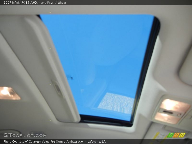 Ivory Pearl / Wheat 2007 Infiniti FX 35 AWD