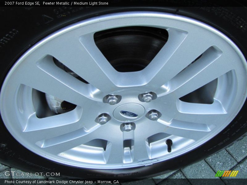Pewter Metallic / Medium Light Stone 2007 Ford Edge SE