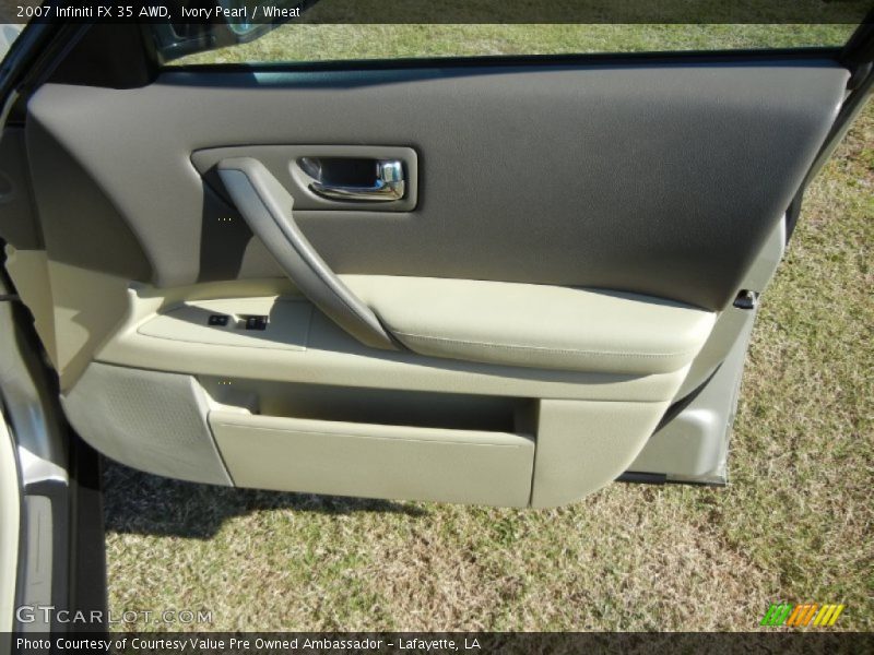 Ivory Pearl / Wheat 2007 Infiniti FX 35 AWD