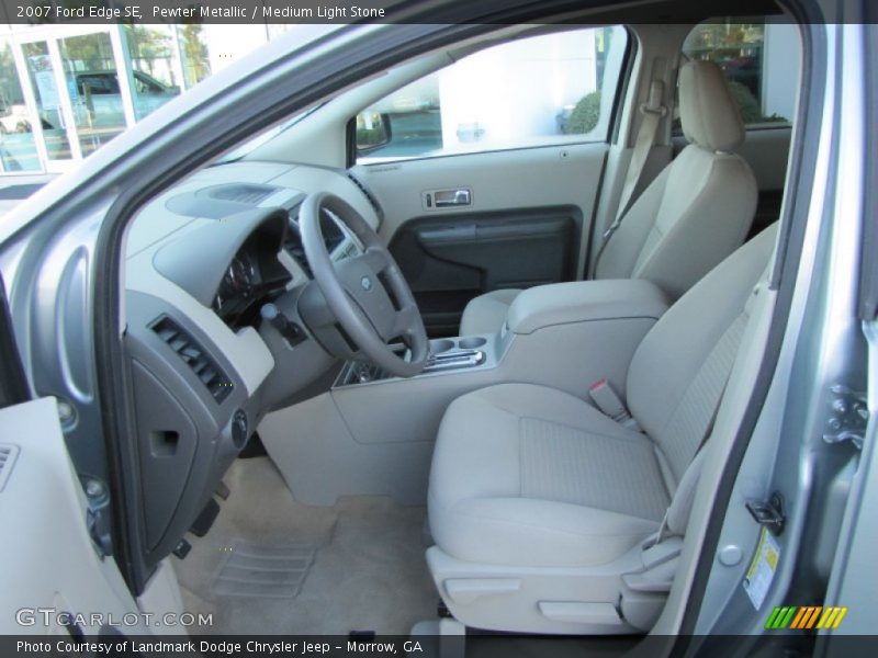 Pewter Metallic / Medium Light Stone 2007 Ford Edge SE