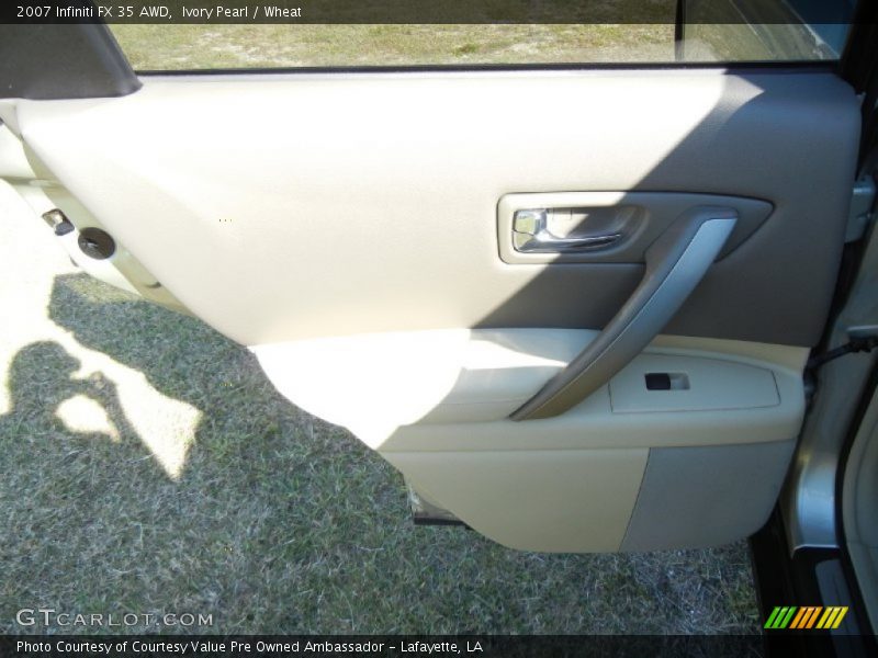 Ivory Pearl / Wheat 2007 Infiniti FX 35 AWD