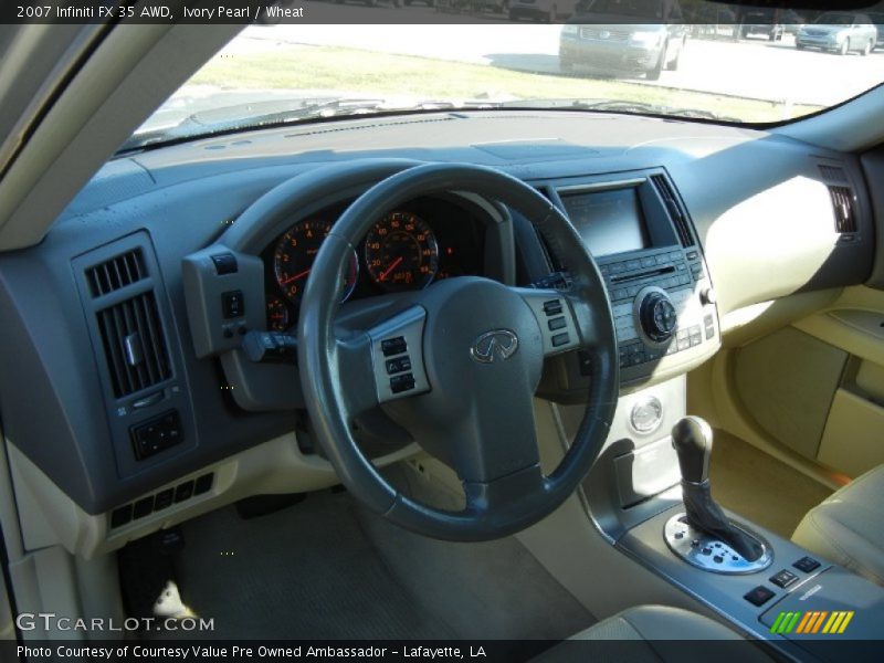 Ivory Pearl / Wheat 2007 Infiniti FX 35 AWD
