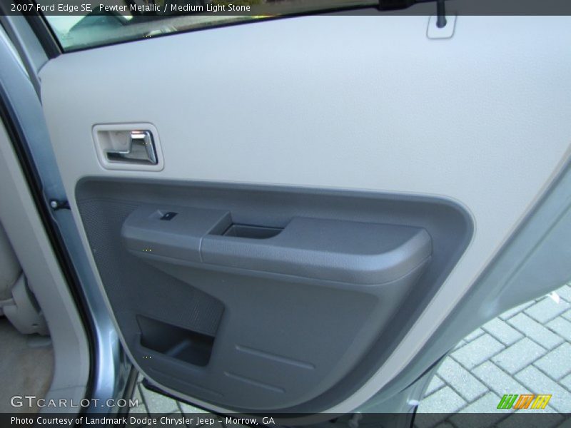 Pewter Metallic / Medium Light Stone 2007 Ford Edge SE