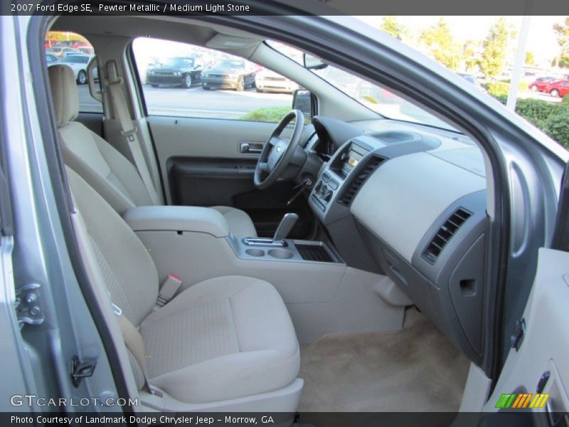 Pewter Metallic / Medium Light Stone 2007 Ford Edge SE