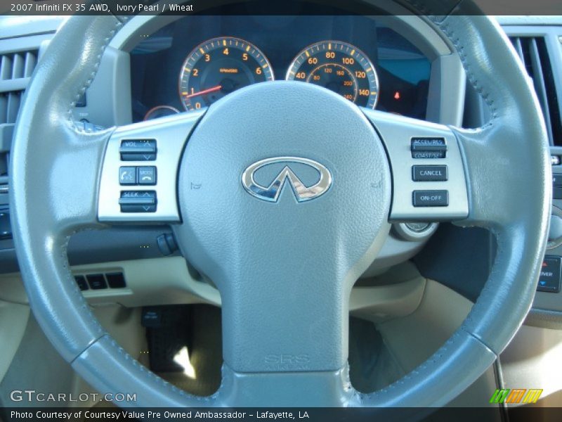 Ivory Pearl / Wheat 2007 Infiniti FX 35 AWD