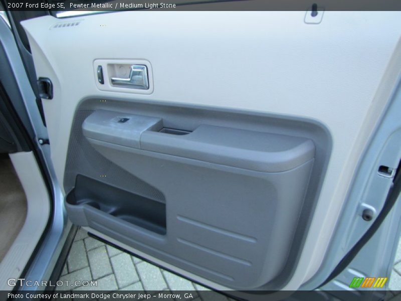 Pewter Metallic / Medium Light Stone 2007 Ford Edge SE