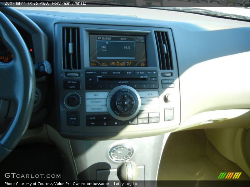 Ivory Pearl / Wheat 2007 Infiniti FX 35 AWD