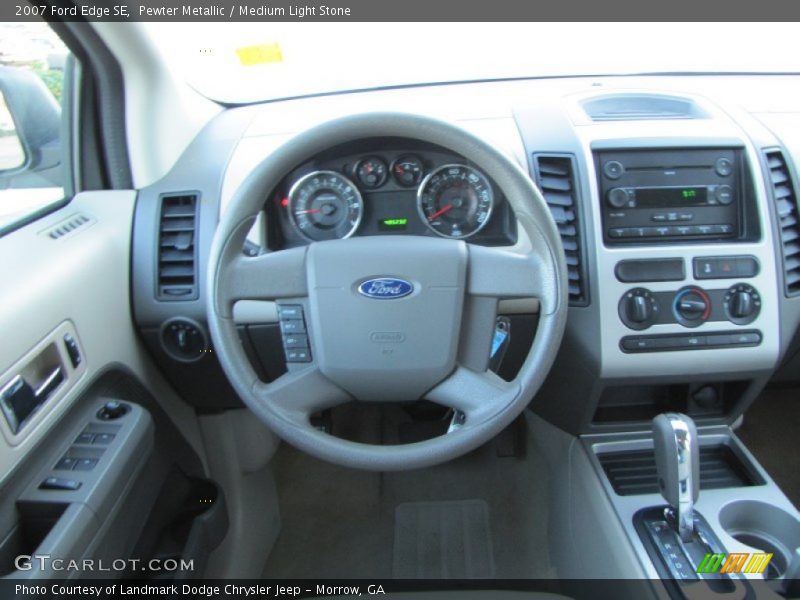 Pewter Metallic / Medium Light Stone 2007 Ford Edge SE