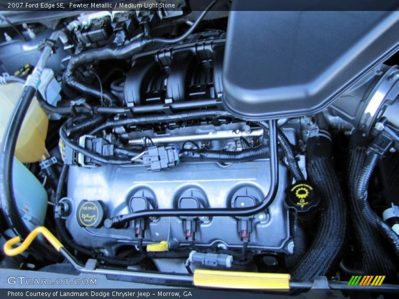Pewter Metallic / Medium Light Stone 2007 Ford Edge SE