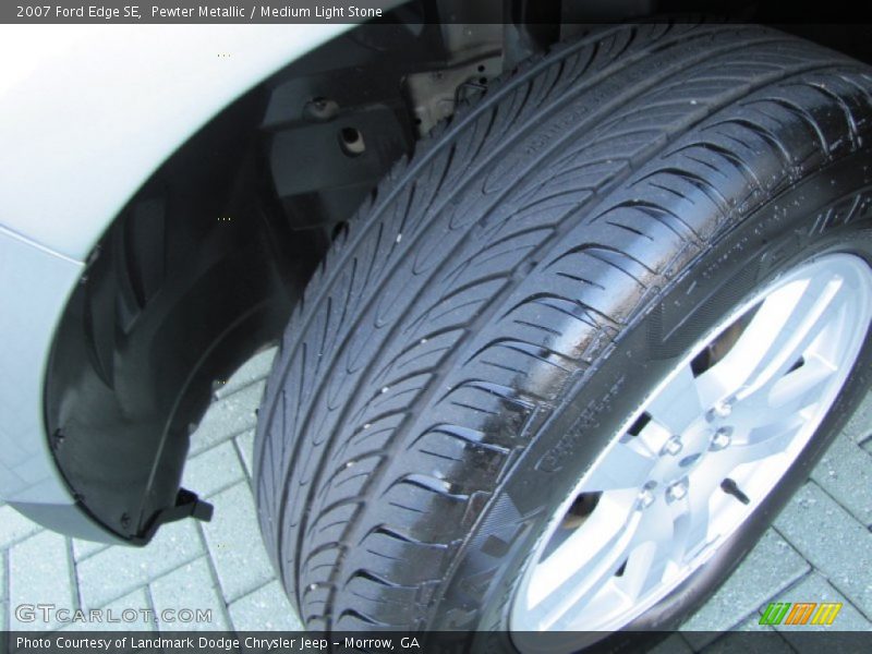Pewter Metallic / Medium Light Stone 2007 Ford Edge SE