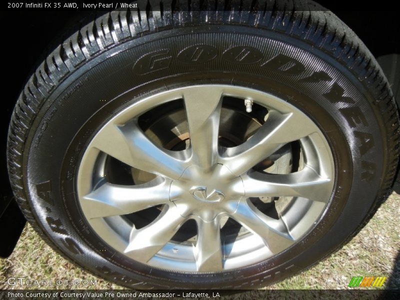 Ivory Pearl / Wheat 2007 Infiniti FX 35 AWD