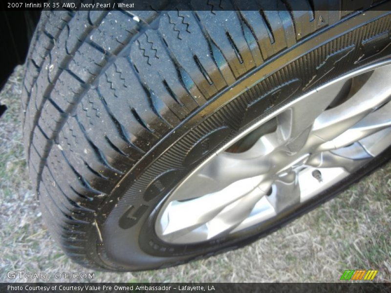 Ivory Pearl / Wheat 2007 Infiniti FX 35 AWD
