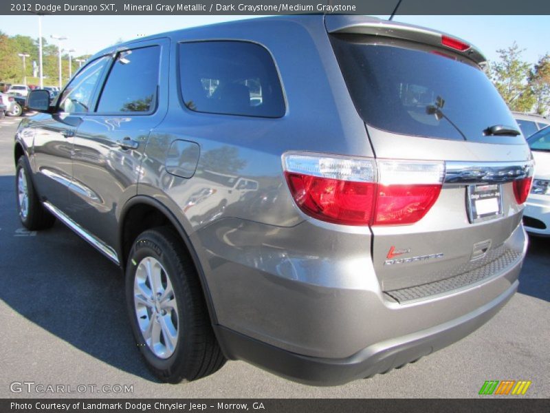 Mineral Gray Metallic / Dark Graystone/Medium Graystone 2012 Dodge Durango SXT