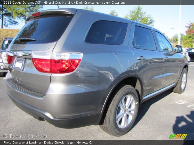 Mineral Gray Metallic / Dark Graystone/Medium Graystone 2012 Dodge Durango SXT