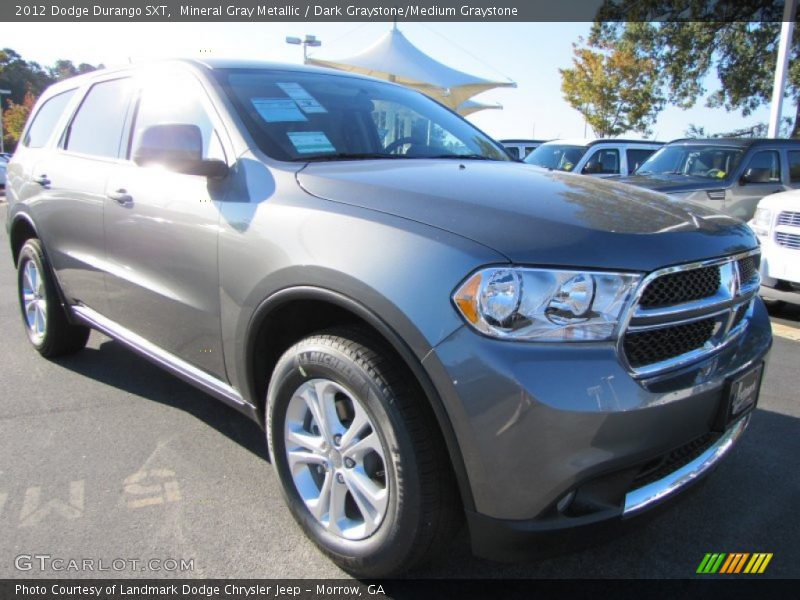 Mineral Gray Metallic / Dark Graystone/Medium Graystone 2012 Dodge Durango SXT