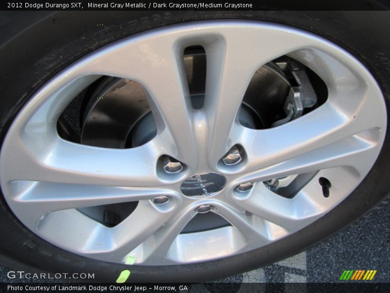 Mineral Gray Metallic / Dark Graystone/Medium Graystone 2012 Dodge Durango SXT