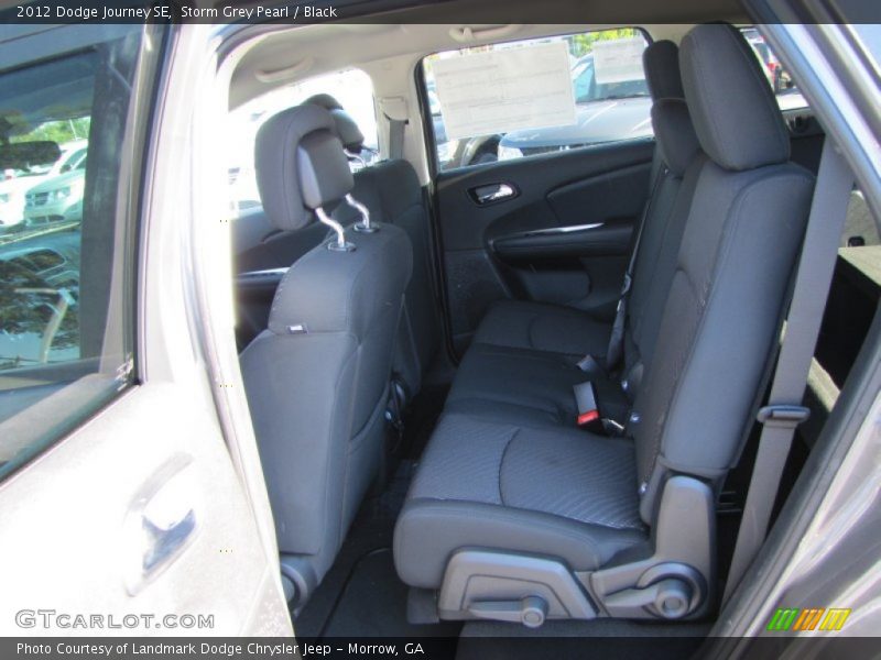 Storm Grey Pearl / Black 2012 Dodge Journey SE