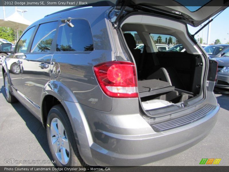 Storm Grey Pearl / Black 2012 Dodge Journey SE
