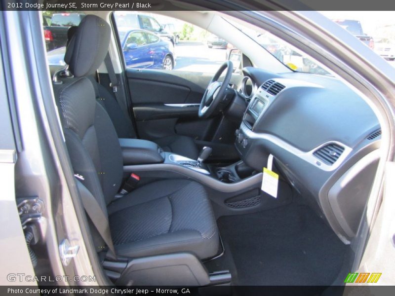 Storm Grey Pearl / Black 2012 Dodge Journey SE
