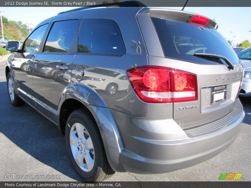 Storm Grey Pearl / Black 2012 Dodge Journey SE