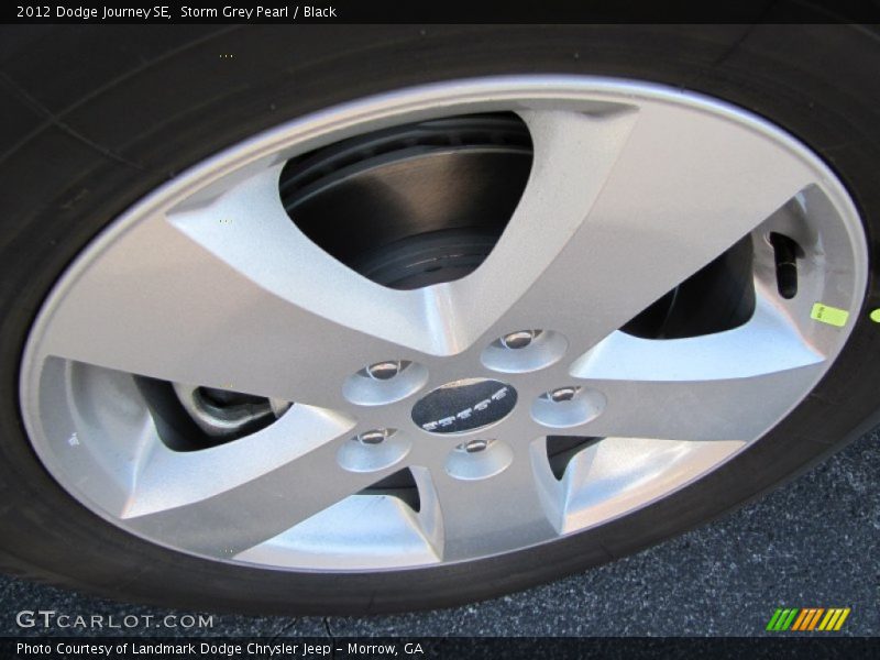 Storm Grey Pearl / Black 2012 Dodge Journey SE