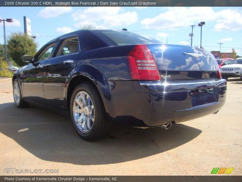 Midnight Blue Pearlcoat / Dark Slate Gray/Light Graystone 2006 Chrysler 300 C HEMI