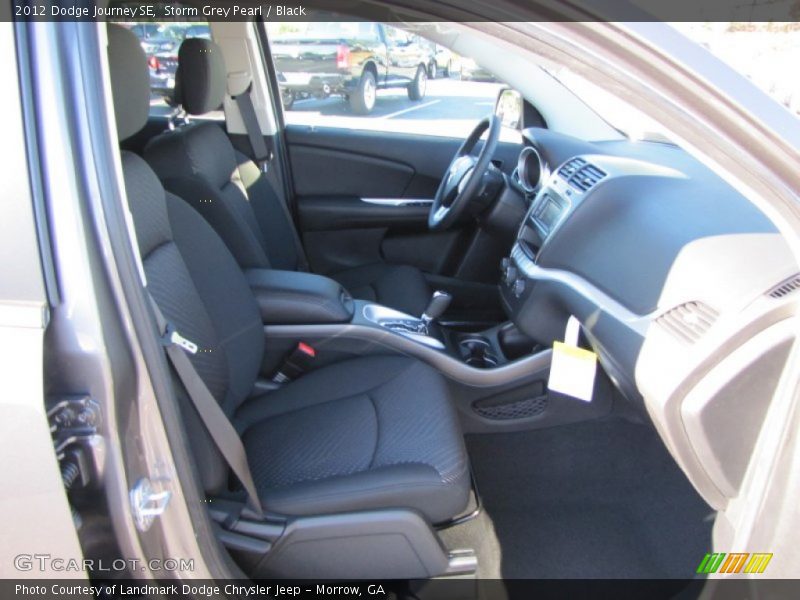 Storm Grey Pearl / Black 2012 Dodge Journey SE