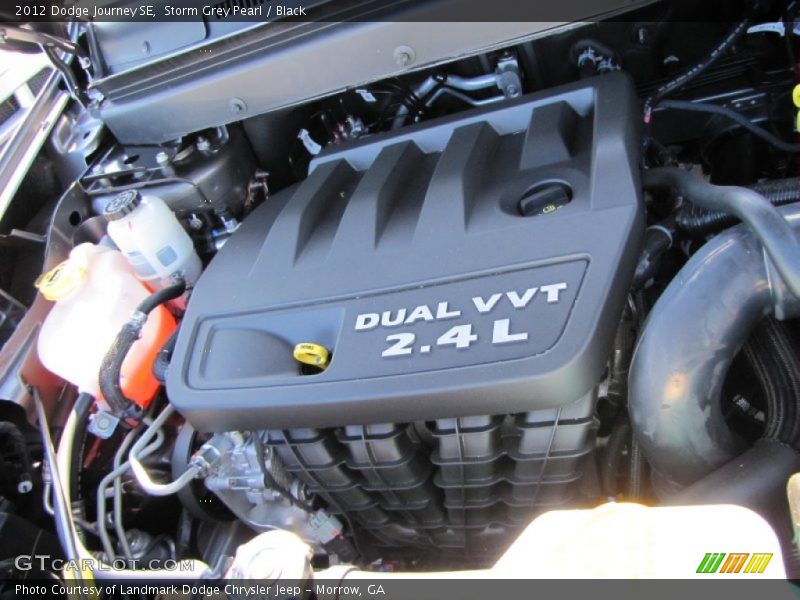 Storm Grey Pearl / Black 2012 Dodge Journey SE