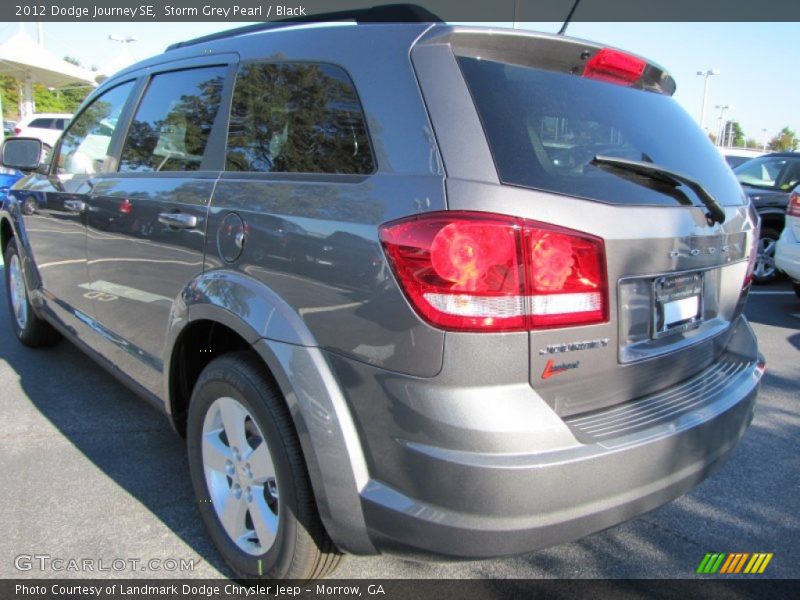 Storm Grey Pearl / Black 2012 Dodge Journey SE