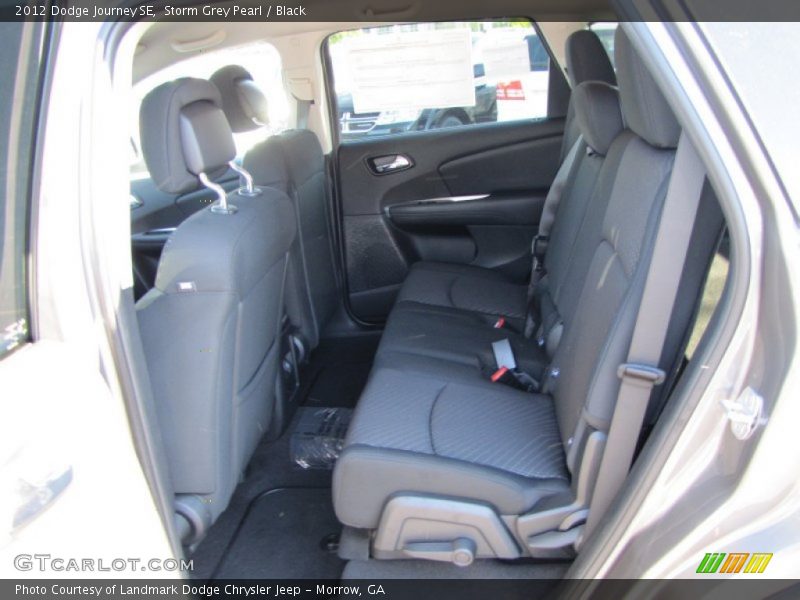 Storm Grey Pearl / Black 2012 Dodge Journey SE