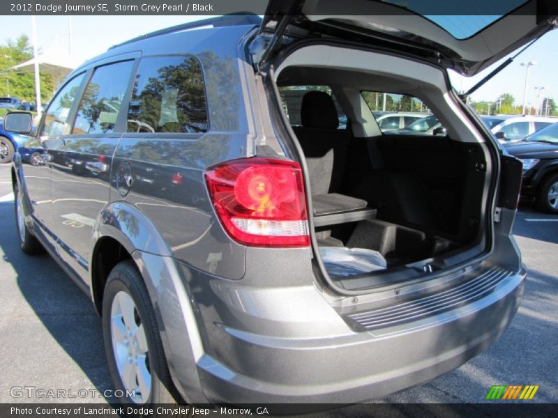 Storm Grey Pearl / Black 2012 Dodge Journey SE