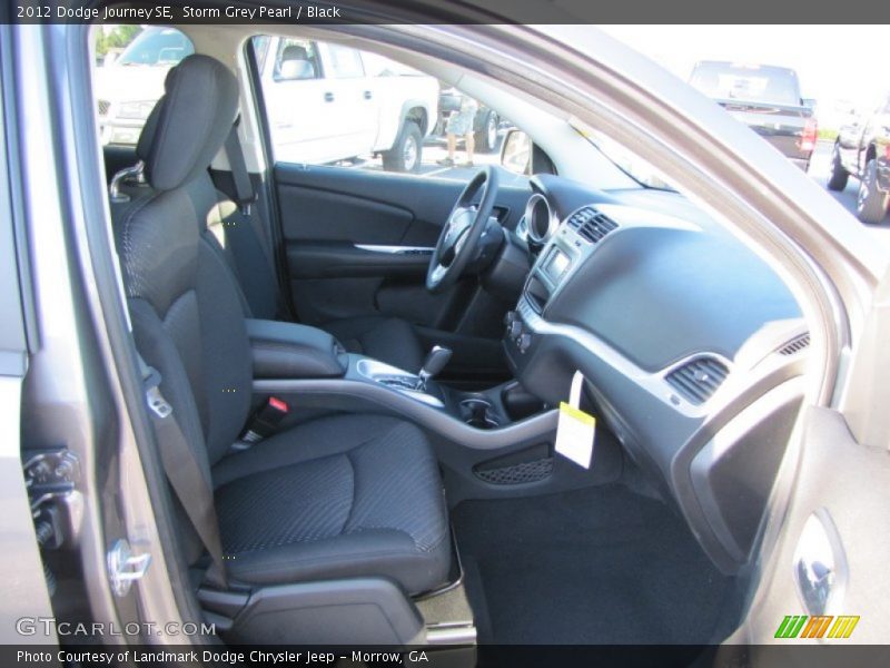 Storm Grey Pearl / Black 2012 Dodge Journey SE