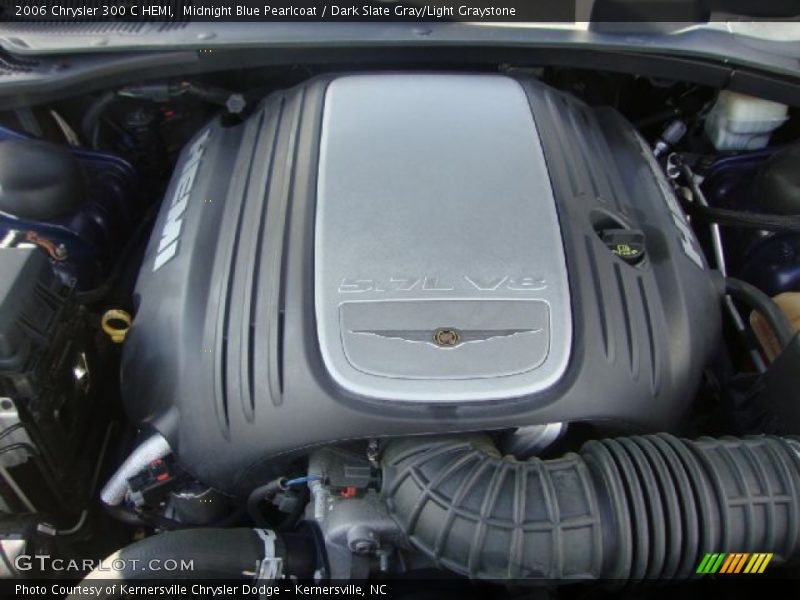 Midnight Blue Pearlcoat / Dark Slate Gray/Light Graystone 2006 Chrysler 300 C HEMI