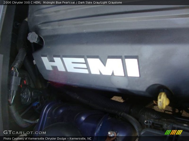 Midnight Blue Pearlcoat / Dark Slate Gray/Light Graystone 2006 Chrysler 300 C HEMI