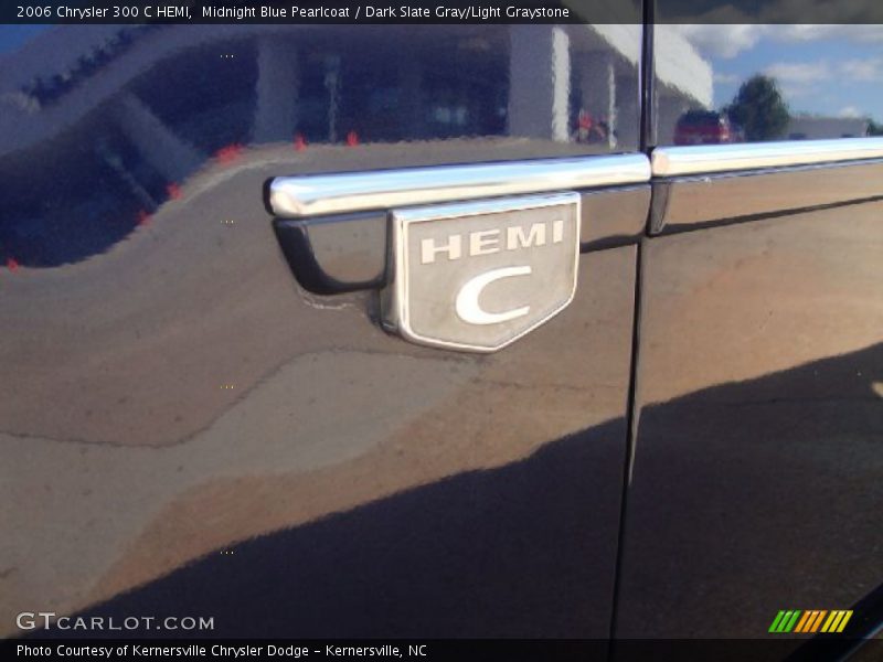 Midnight Blue Pearlcoat / Dark Slate Gray/Light Graystone 2006 Chrysler 300 C HEMI