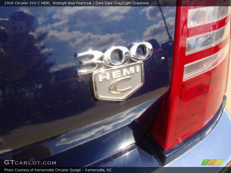 Midnight Blue Pearlcoat / Dark Slate Gray/Light Graystone 2006 Chrysler 300 C HEMI