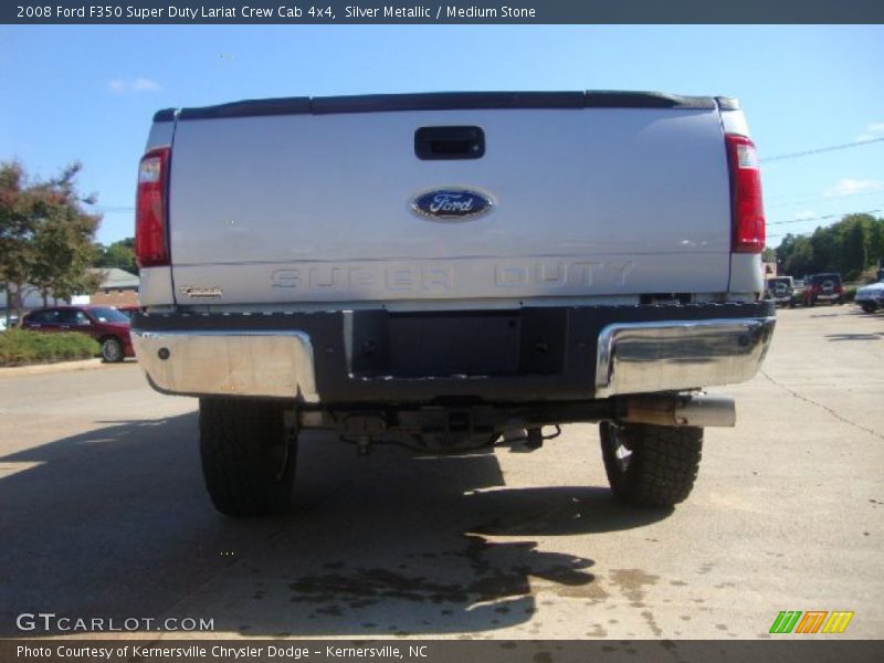Silver Metallic / Medium Stone 2008 Ford F350 Super Duty Lariat Crew Cab 4x4