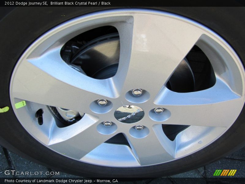 Brilliant Black Crystal Pearl / Black 2012 Dodge Journey SE