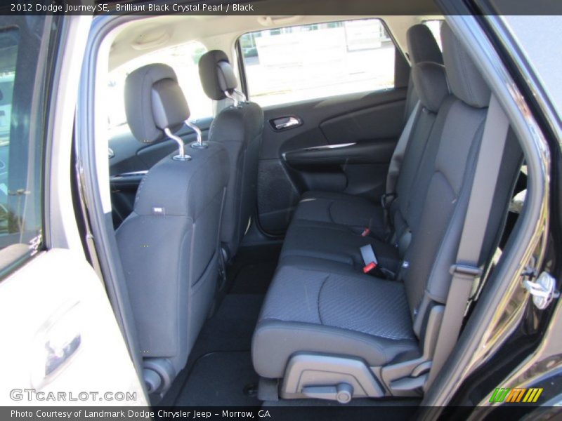 Brilliant Black Crystal Pearl / Black 2012 Dodge Journey SE