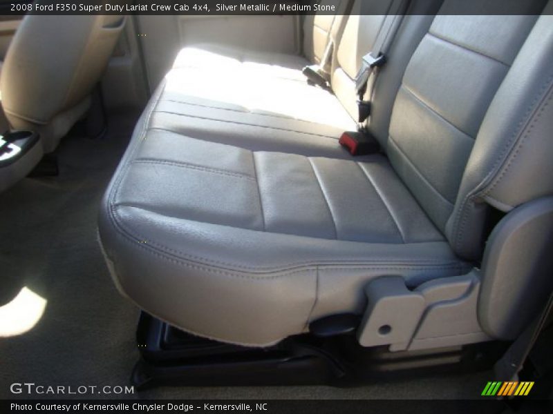 Silver Metallic / Medium Stone 2008 Ford F350 Super Duty Lariat Crew Cab 4x4