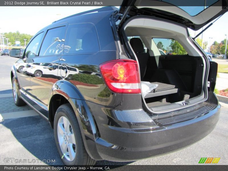 Brilliant Black Crystal Pearl / Black 2012 Dodge Journey SE
