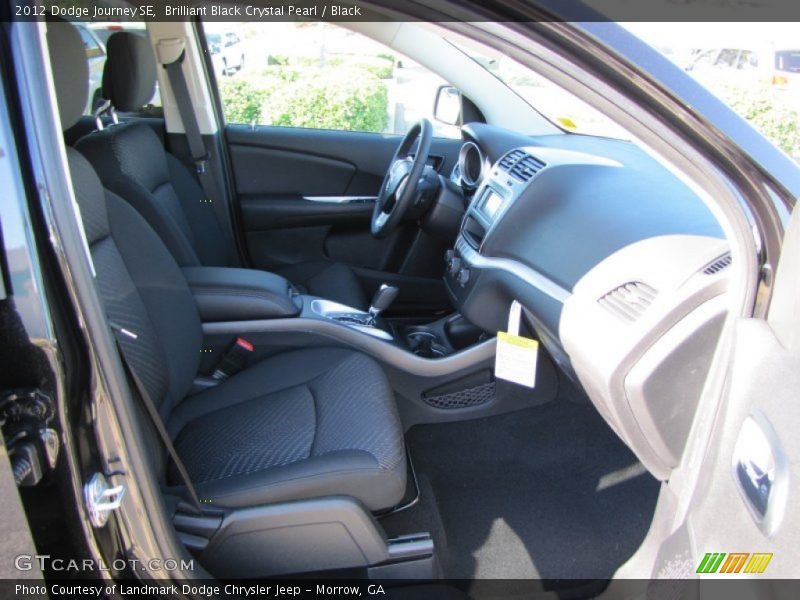 Brilliant Black Crystal Pearl / Black 2012 Dodge Journey SE