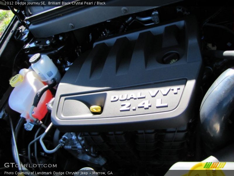 Brilliant Black Crystal Pearl / Black 2012 Dodge Journey SE
